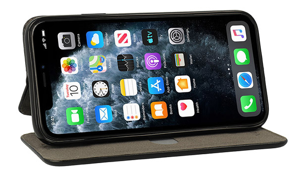 VENNUS Θήκη Βook Elegance VNS-0046 για iPhone 14, μαύρη - Image 2