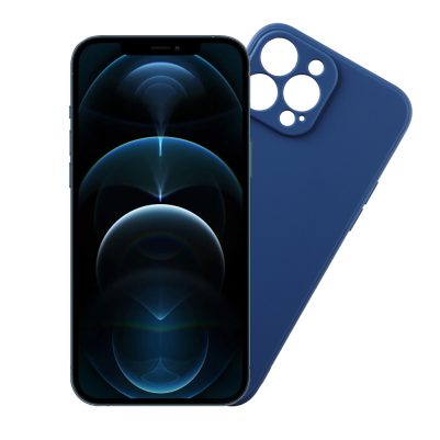 VOLTE-TEL ΘΗΚΗ IPHONE 12 PRO MAX 6.7" SILICON TPU FULL CAMERA PROTECTION BLUE