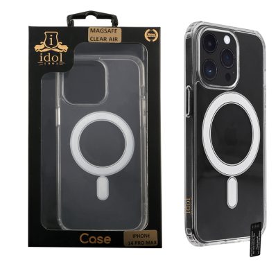 IDOL 1991 ΘΗΚΗ IPHONE 14 PRO MAX 6.7" MAGSAFE ANTISHOCK CLEAR AIR BACK COVER TPU FULL CAMERA PROTECTION ΔΙΑΦΑΝΗ17.99