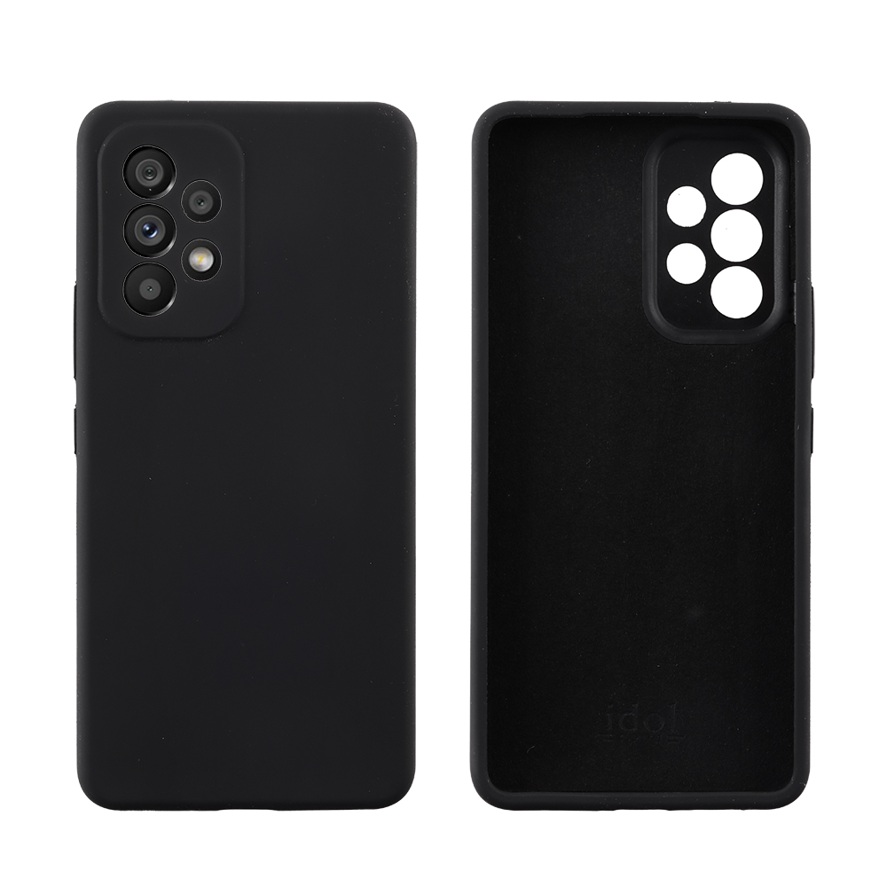 IDOL 1991 ΘΗΚΗ SAMSUNG A53 5G A536 6.5" VELVET ELITE TPU 4 SIDE FULL CAMERA PROTECTION BLACK