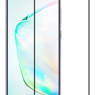 POWERTECH Tempered Glass 5D, full glue, για Samsung Note 10 Lite, μαύρο