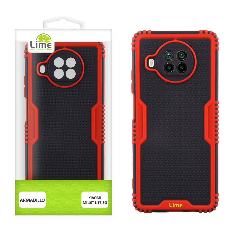 LIME ΘΗΚΗ XIAOMI MI 10T LITE 5G 6.67" ARMADILLO FULL CAMERA PROTECTION RED