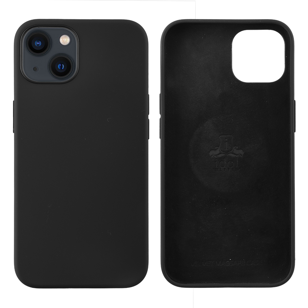 IDOL 1991 ΘΗΚΗ IPHONE 13 6.1" VELVET MAGSAFE TPU CAMERA GUARD BLACK