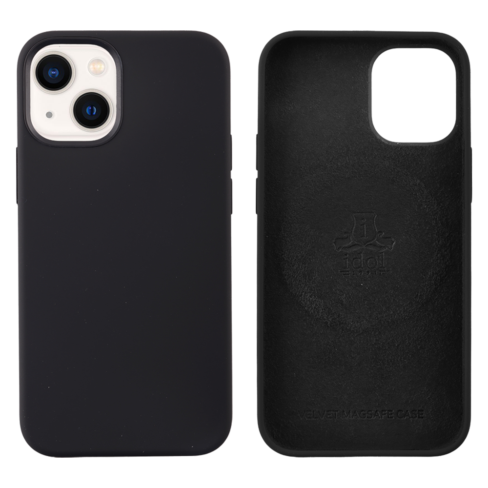 IDOL 1991 ΘΗΚΗ IPHONE 13 MINI 5.4" VELVET MAGSAFE TPU CAMERA GUARD BLACK