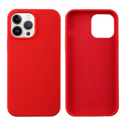 IDOL 1991 ΘΗΚΗ IPHONE 13 PRO MAX 6.7" VELVET ELITE TPU 4 SIDE CAMERA GUARD RED