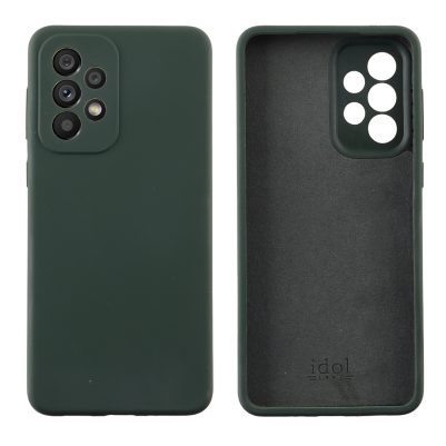 IDOL 1991 ΘΗΚΗ SAMSUNG A33 5G A336 6.4" VELVET ELITE TPU 4 SIDE FULL CAMERA PROTECTION DARK GREEN