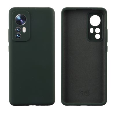 IDOL 1991 ΘΗΚΗ XIAOMI 12/12X 6.28" VELVET ELITE TPU 4 SIDE FULL CAMERA PROTECTION DARK GREEN