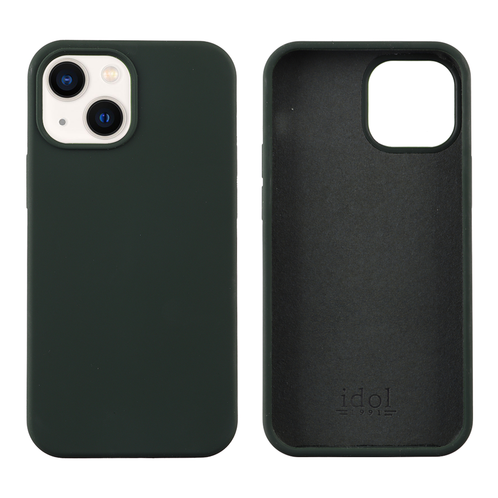 IDOL 1991 ΘΗΚΗ IPHONE 13 MINI 5.4" VELVET ELITE TPU 4 SIDE CAMERA GUARD DARK GREEN