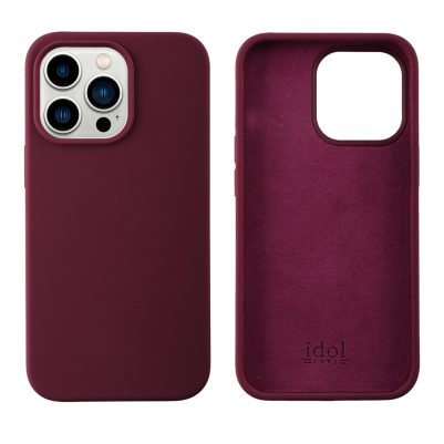 IDOL 1991 ΘΗΚΗ IPHONE 13 PRO 6.1" VELVET ELITE TPU 4 SIDE CAMERA GUARD BURGUNDY