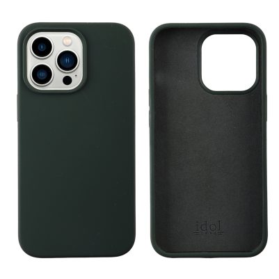 IDOL 1991 ΘΗΚΗ IPHONE 13 PRO 6.1" VELVET ELITE TPU 4 SIDE CAMERA GUARD DARK GREEN