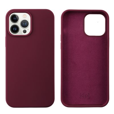 IDOL 1991 ΘΗΚΗ IPHONE 13 PRO MAX 6.7" VELVET ELITE TPU 4 SIDE CAMERA GUARD BURGUNDY