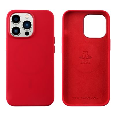 IDOL 1991 ΘΗΚΗ IPHONE 13 PRO 6.1" VELVET MAGSAFE TPU CAMERA GUARD RED