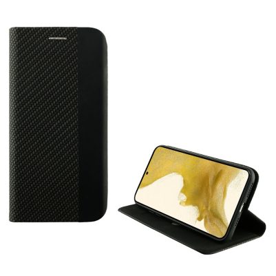 IDOL 1991 ΘΗΚΗ SAMSUNG S22 PLUS 5G S906 6.55" ELITE ANTI-RFID BOOK STAND BLACK