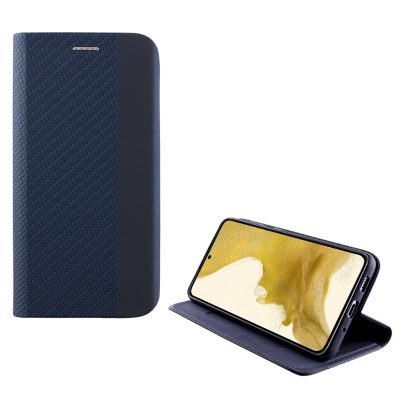 IDOL 1991 ΘΗΚΗ SAMSUNG S22 PLUS 5G S906 6.55" ELITE ANTI-RFID BOOK STAND BLUE