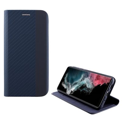 IDOL 1991 ΘΗΚΗ SAMSUNG S22 ULTRA 5G S908 6.8" ELITE ANTI-RFID BOOK STAND BLUE