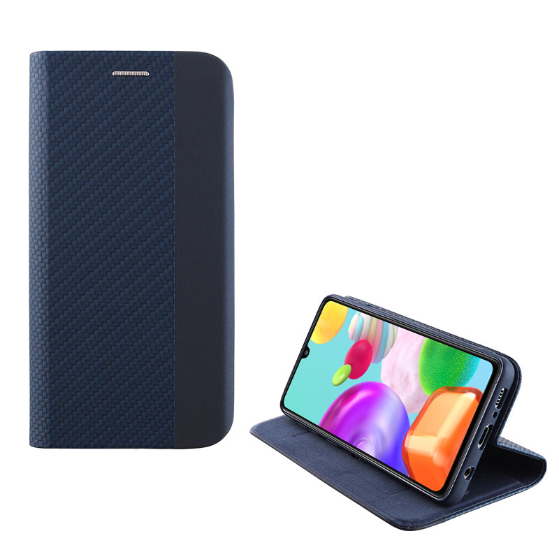 IDOL 1991 ΘΗΚΗ SAMSUNG A41 A415 6.1" ELITE ANTI-RFID BOOK STAND BLUE