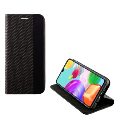 IDOL 1991 ΘΗΚΗ SAMSUNG A41 A415 6.1" ELITE ANTI-RFID BOOK STAND BLACK