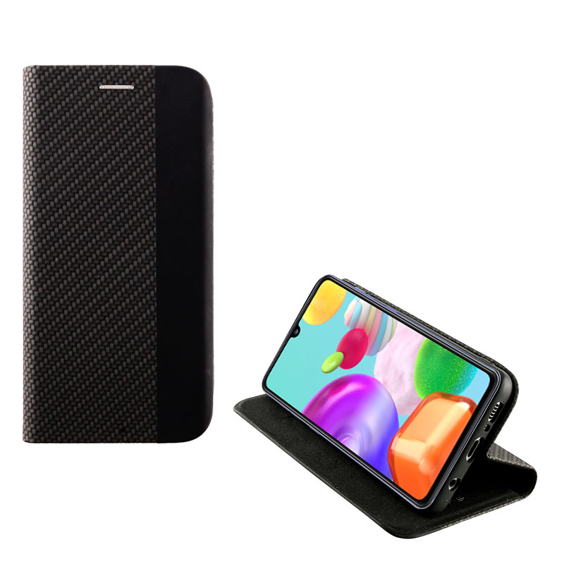 IDOL 1991 ΘΗΚΗ SAMSUNG A41 A415 6.1" ELITE ANTI-RFID BOOK STAND BLACK