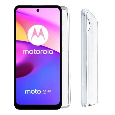 VOLTE-TEL ΘΗΚΗ MOTOROLA MOTO E40 6.5" SLIMCOLOR AIR TPU CAMERA GUARD ΔΙΑΦΑΝΗ