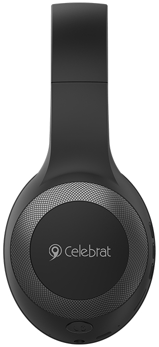CELEBRAT headphones με μικρόφωνο A23-ΒΚ, bluetooth, 40mm, μαύρο - Image 2
