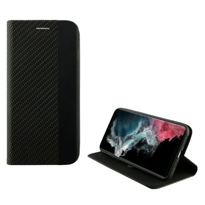 IDOL 1991 ΘΗΚΗ SAMSUNG S22 ULTRA 5G S908 6.8" ELITE ANTI-RFID BOOK STAND BLACK