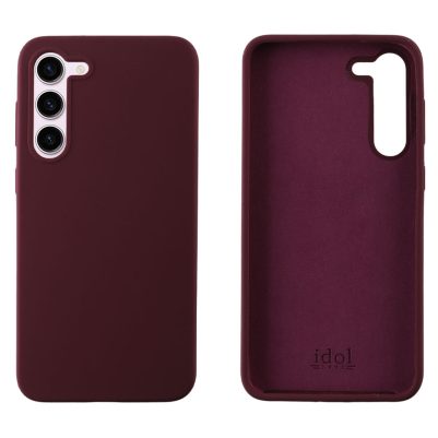 IDOL 1991 ΘΗΚΗ SAMSUNG S23 PLUS 5G S916 6.6" VELVET ELITE TPU 4 SIDE CAMERA GUARD BURGUNDY