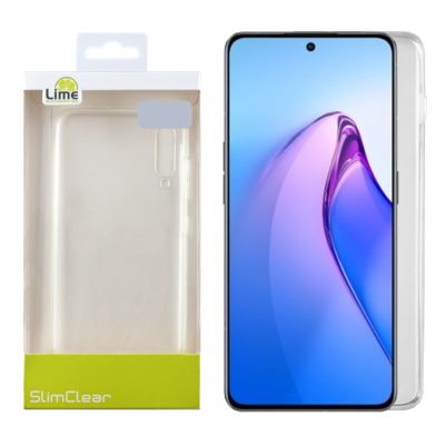 LIME ΘΗΚΗ OPPO RENO8 5G CPH2359 6.4" SLIMCLEAR TPU CAMERA GUARD ΔΙΑΦΑΝΗ