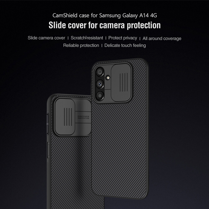 NILLKIN θήκη CamShield για Samsung Galaxy A14 4G, μαύρη - Image 2