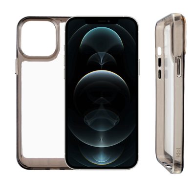 IDOL 1991 ΘΗΚΗ IPHONE 12 PRO / IPHONE 12 6.1" CRISTALYTE TPU CAMERA GUARD ΔΙΑΦΑΝΗ ΓΚΡΙ