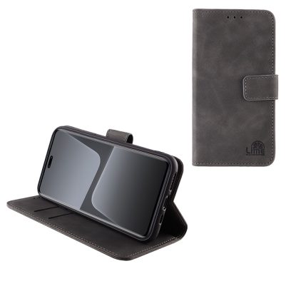 LIME ΘΗΚΗ XIAOMI 13 LITE 5G 6.55" ESSENTIAL MAGNET BOOK STAND CLIP GREY