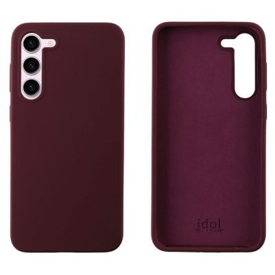 IDOL 1991 ΘΗΚΗ SAMSUNG S23 5G S911 6.1" VELVET ELITE TPU 4 SIDE CAMERA GUARD BURGUNDY
