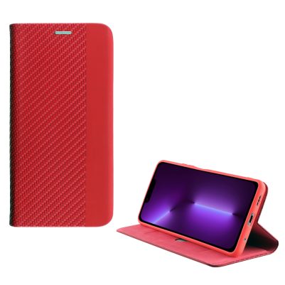 IDOL 1991 ΘΗΚΗ IPHONE 13 PRO MAX 6.7" ELITE ANTI-RFID BOOK STAND RED