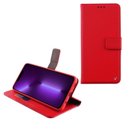 VOLTE-TEL ΘΗΚΗ IPHONE 13 PRO MAX 6.7" ALLURE MAGNET BOOK STAND CLIP RED