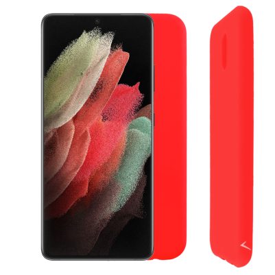 VOLTE-TEL ΘΗΚΗ SAMSUNG S21 ULTRA 5G G998 6.8" SILICON TPU CAMERA GUARD RED