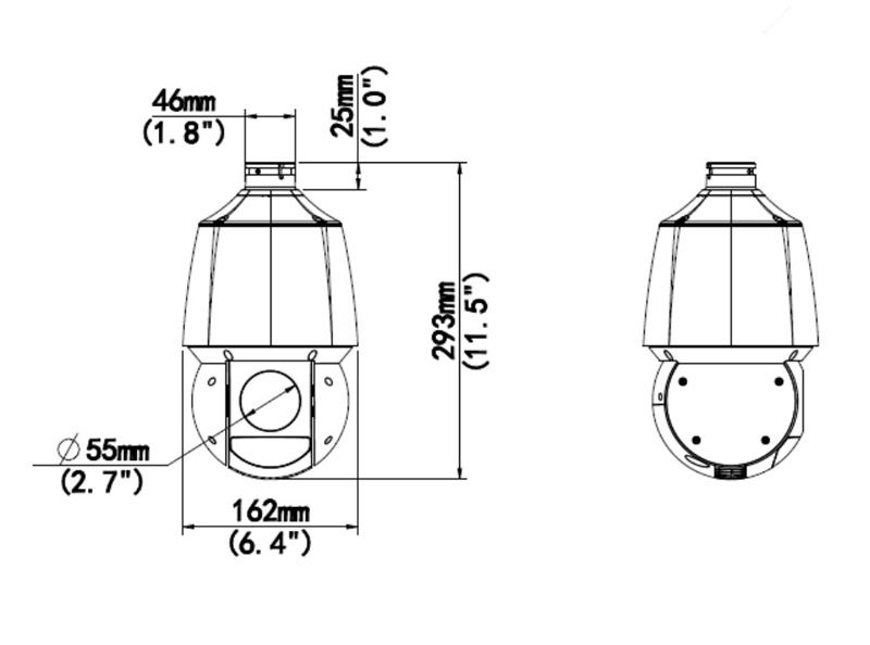 UNIARCH IP κάμερα IPC-P413-X20K, 3MP, PoE+, PTZ, 20x zoom, SD, IP66 - Image 3