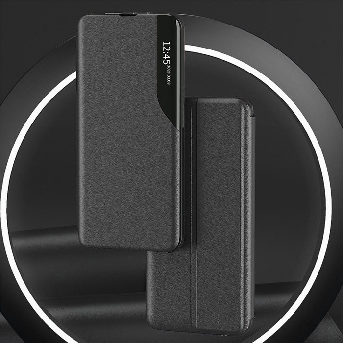 POWERTECH θήκη Smart view MOB-1918 για Xiaomi Note 12 5G/Poco X5, μαύρη - Image 3