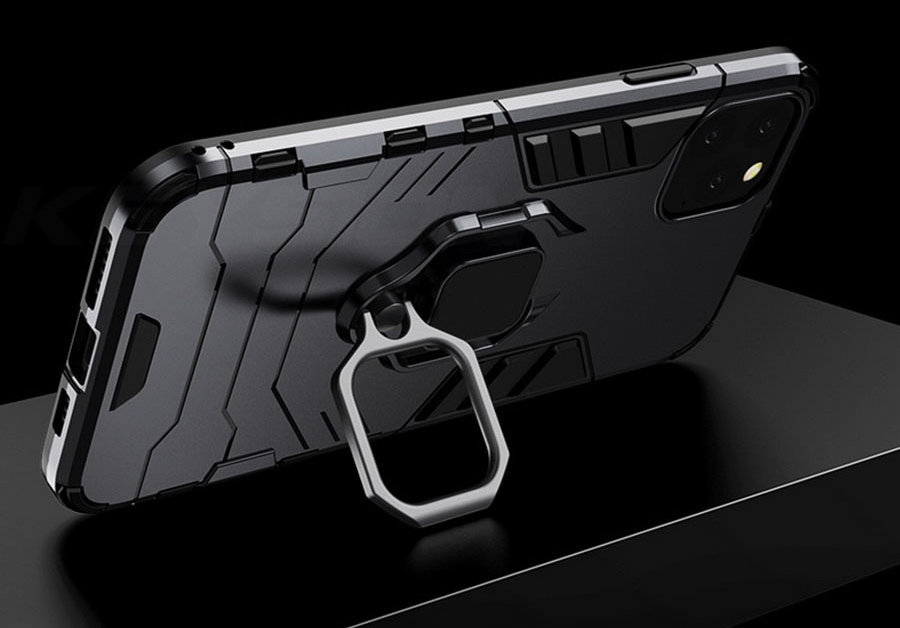 POWERTECH θήκη Ring Armor MOB-1920 για Samsung Galaxy A24, μαύρη - Image 2