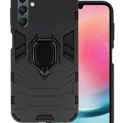 POWERTECH θήκη Ring Armor MOB-1920 για Samsung Galaxy A24, μαύρη
