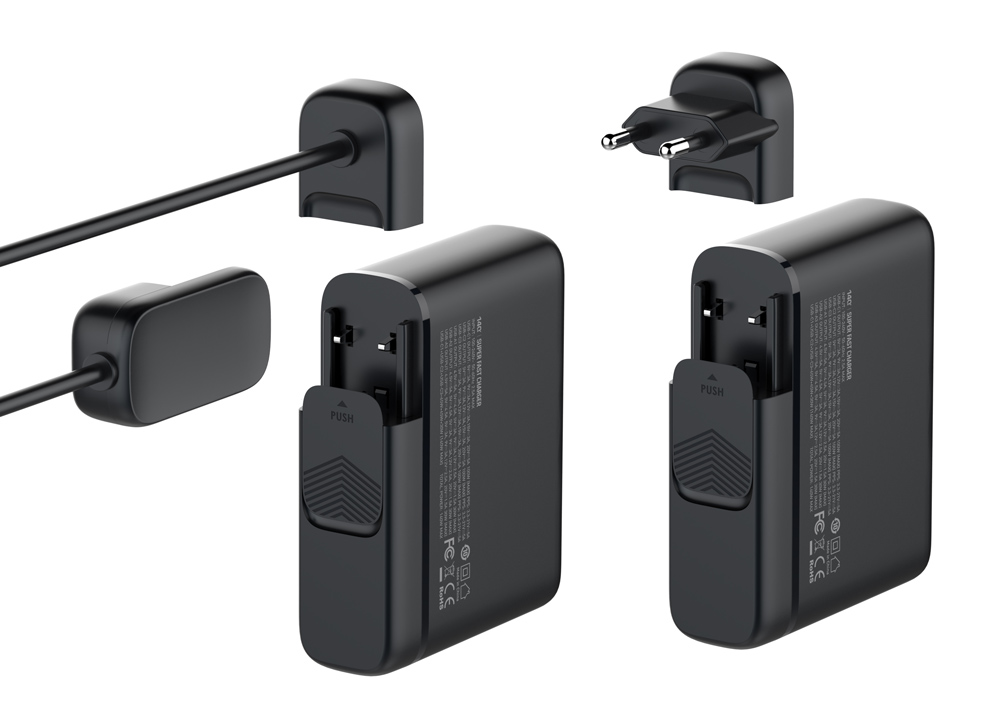 LDNIO σταθμός φόρτισης A6140C, 3x USB-C/3x USB, 140W, PD/QC, GaN, μαύρος - Image 3