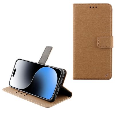 VOLTE-TEL ΘΗΚΗ IPHONE 15 PRO MAX 6.7" ALLURE MAGNET BOOK STAND CLIP GOLD
