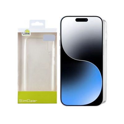 LIME ΘΗΚΗ IPHONE 15 PLUS 6.7" SLIMCLEAR TPU CAMERA GUARD ΔΙΑΦΑΝΗ
