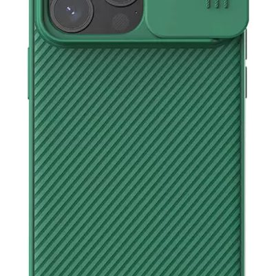 NILLKIN θήκη CamShield Pro για iPhone 15 Pro Max, πράσινη