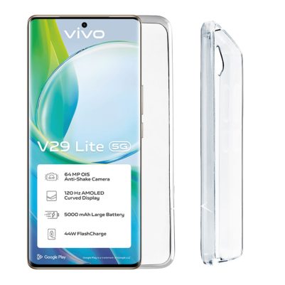 VOLTE-TEL ΘΗΚΗ VIVO V29 LITE 5G 6.78" SLIMCOLOR AIR TPU CAMERA GUARD ΔΙΑΦΑΝΗ