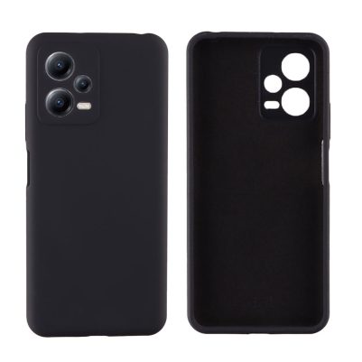 IDOL 1991 ΘΗΚΗ XIAOMI REDMI NOTE 12 5G 6.67" VELVET ELITE TPU 4 SIDE FULL CAMERA PROTECTION BLACK