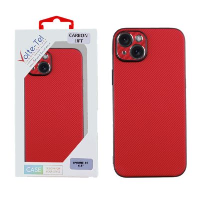 VOLTE-TEL ΘΗΚΗ IPHONE 14 6.1" CARBON LIFT FULL CAMERA PROTECTION RED