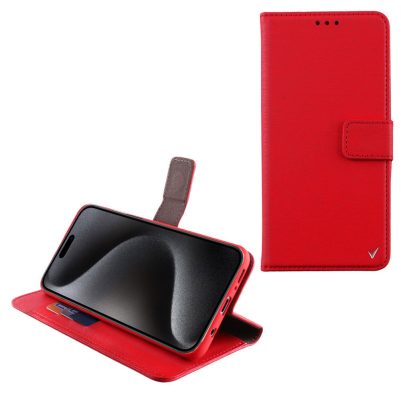 VOLTE-TEL ΘΗΚΗ IPHONE 15 PRO 6.1" ALLURE MAGNET BOOK STAND CLIP RED