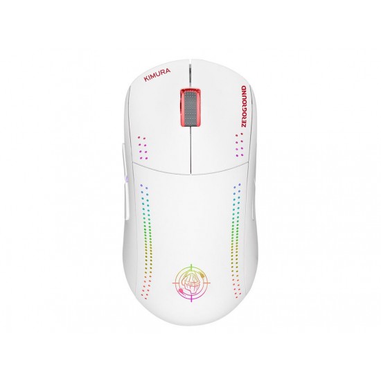 Zeroground MS-4300WG KIMURA v3.0 Ασύρματο RGB Gaming Ποντίκι 10000 DPI Άσπρο