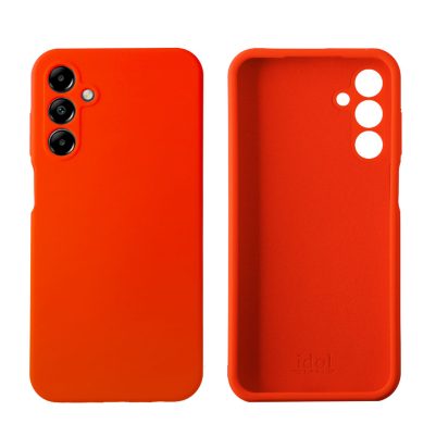 IDOL 1991 ΘΗΚΗ SAMSUNG A55 5G A556 6.5" VELVET ELITE TPU 4 SIDE FULL CAMERA PROTECTION RED