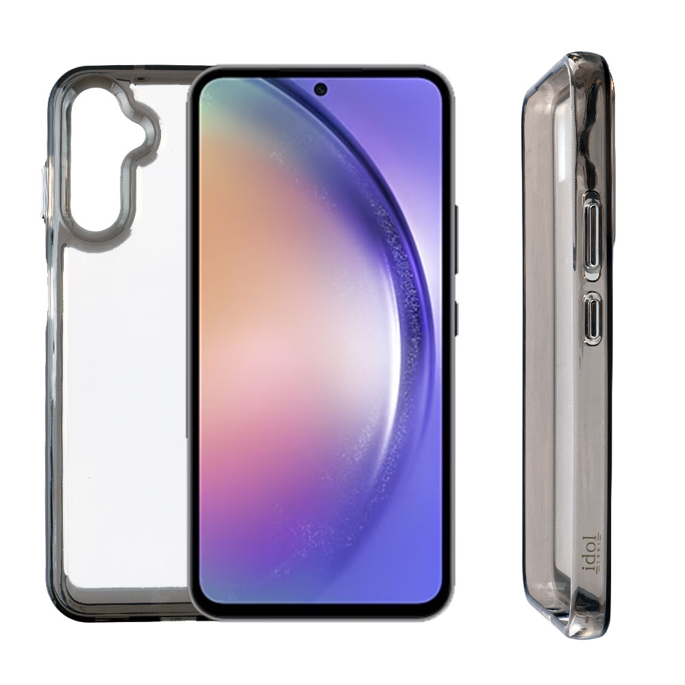 IDOL 1991 ΘΗΚΗ SAMSUNG A54 5G A546 6.4" CRISTALYTE TPU CAMERA GUARD ΔΙΑΦΑΝΗ ΓΚΡΙ