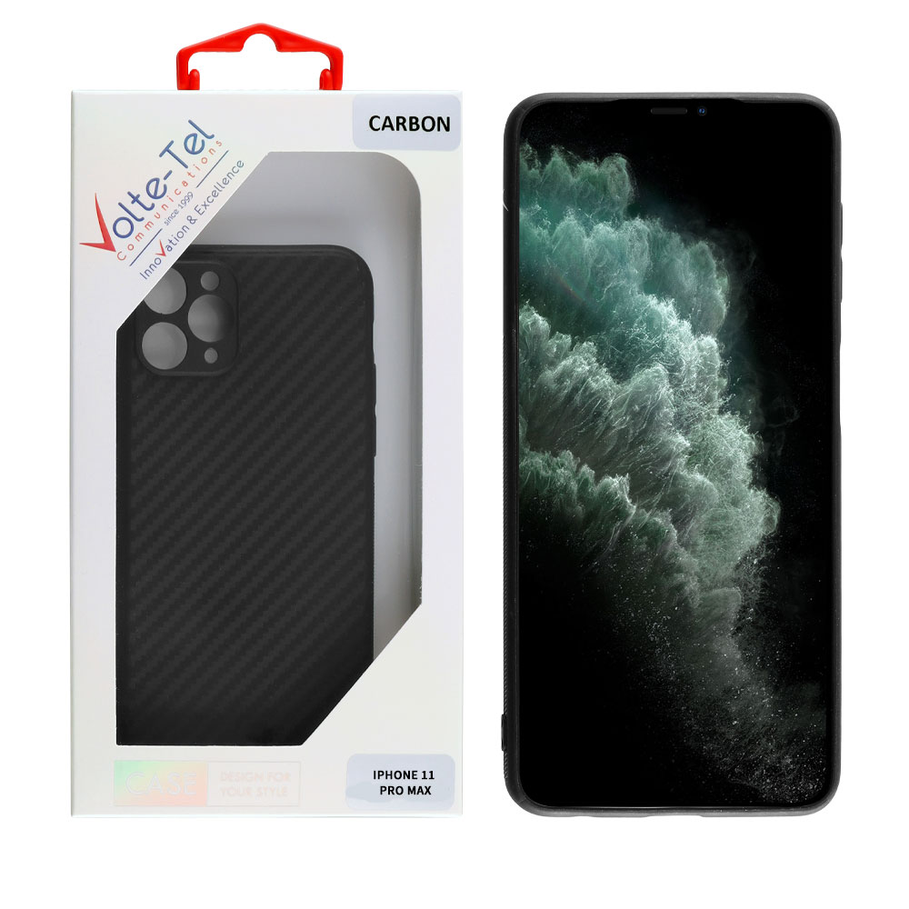 VOLTE-TEL ΘΗΚΗ IPHONE 11 PRO MAX 6.5" CARBON CAMERA PROTECTIVE BLACK
